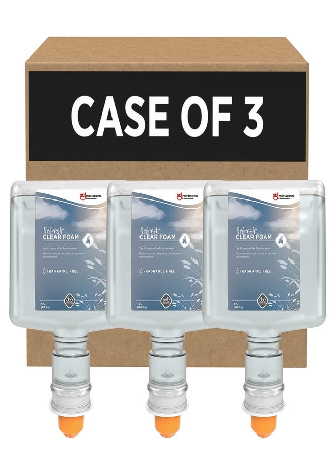 SC Johnson Professional REFRESH CLEAR FOAM HAND SOAP TOUCH FREE 1.2 LITERS, 3 PACK - Image 1
